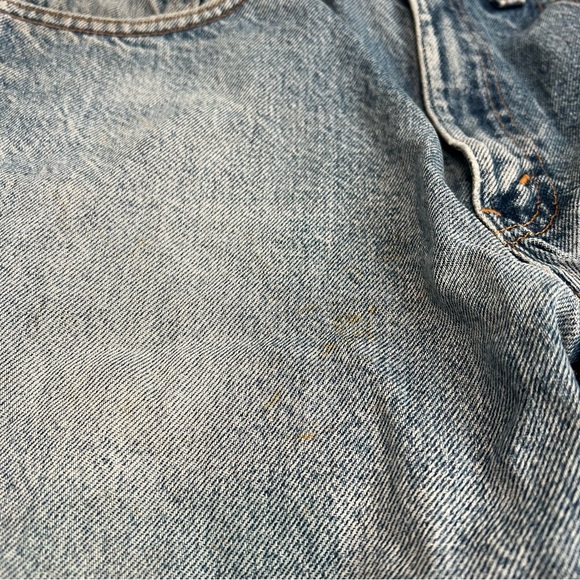 Vintage Levi's 505 Regular Fit Light Wash Jeans Waist 33 Length 32 - Picture 5 of 12